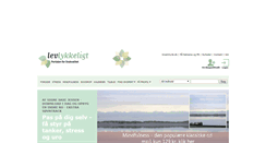 Desktop Screenshot of levlykkeligt.dk